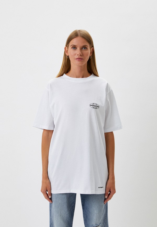 женская футболка berhasm, белая
