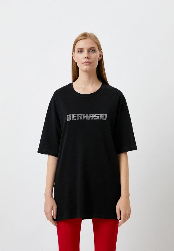 женская футболка berhasm, черная