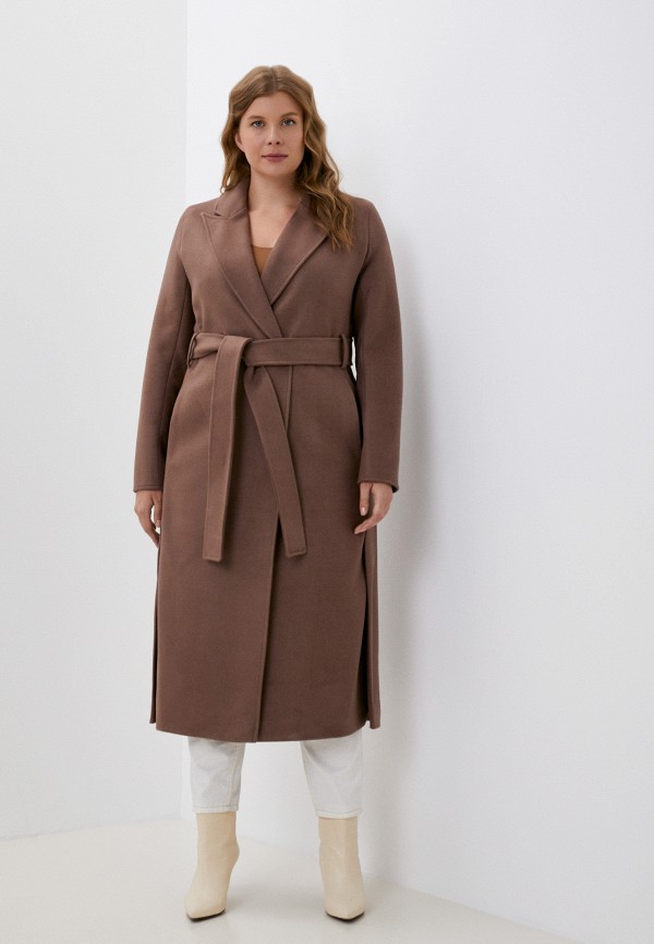 женское пальто vivaldi, коричневое