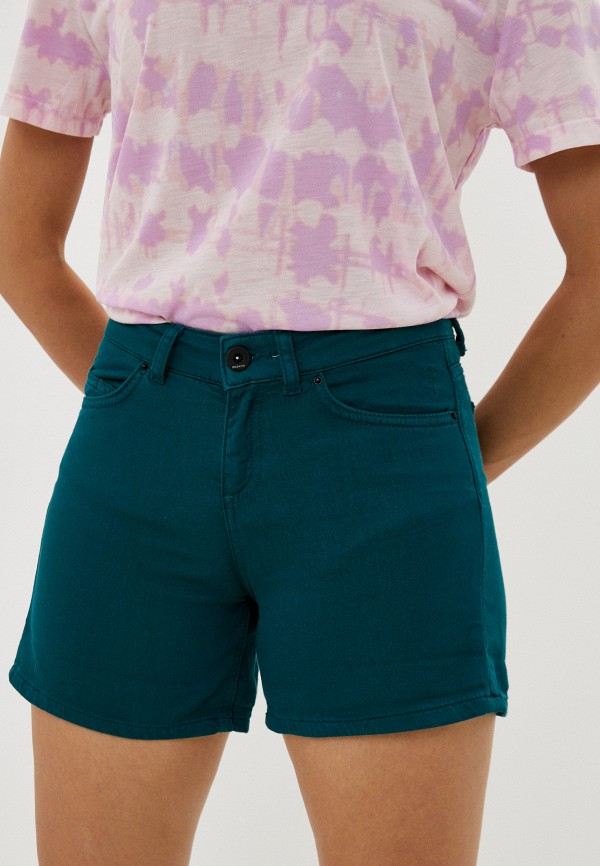 женские джинсовые шорты brunotti, зеленые