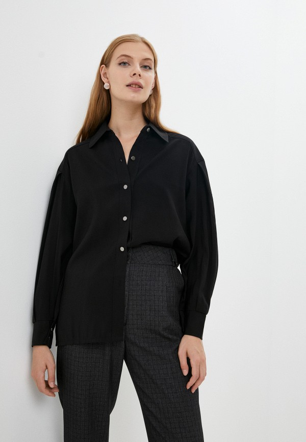 женская блузка с длинным рукавом talidi, черная