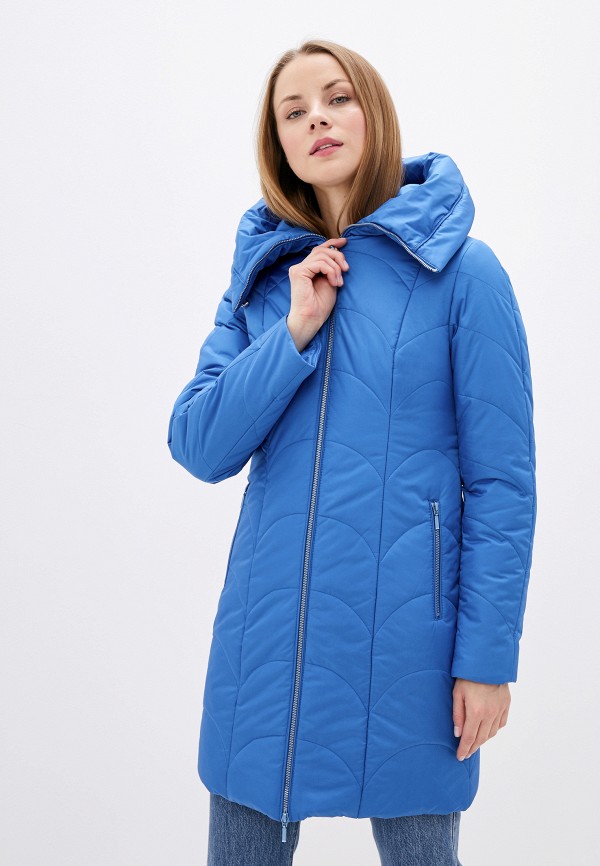 женская утепленные куртка kankama, синяя