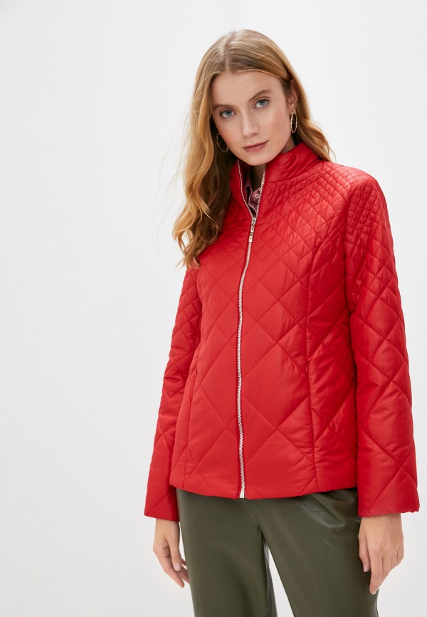 женская утепленные куртка paradox, красная