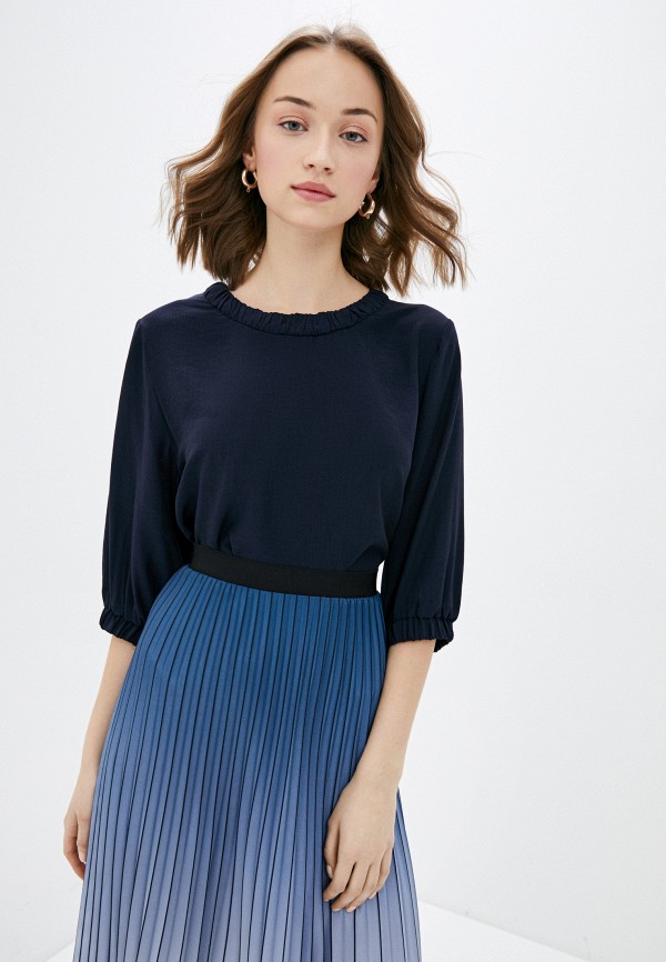 женская блузка с длинным рукавом concept club, синяя