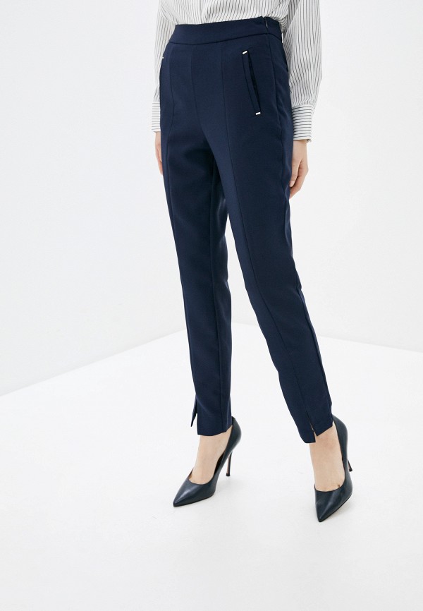 женские классические брюки concept club, синие