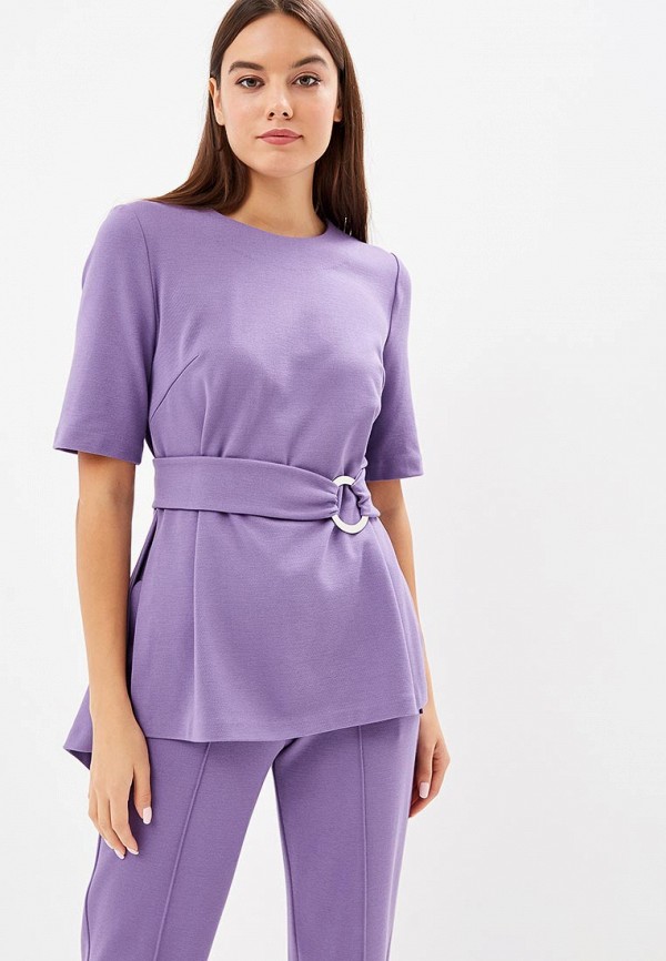 женская блузка с коротким рукавом ruxara, фиолетовая