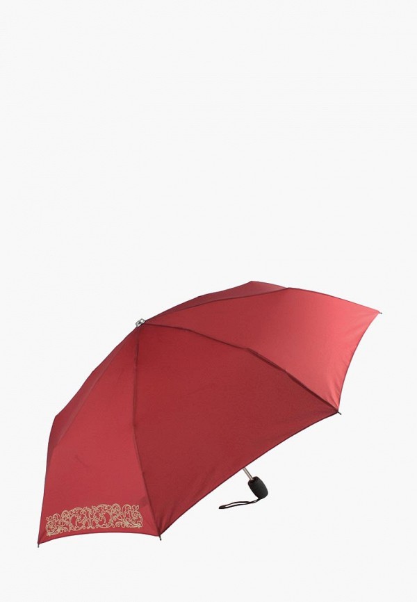 женский складные зонт edmins, бордовый