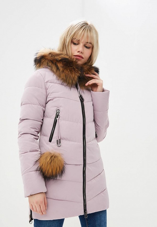 женская куртка winterra, розовая