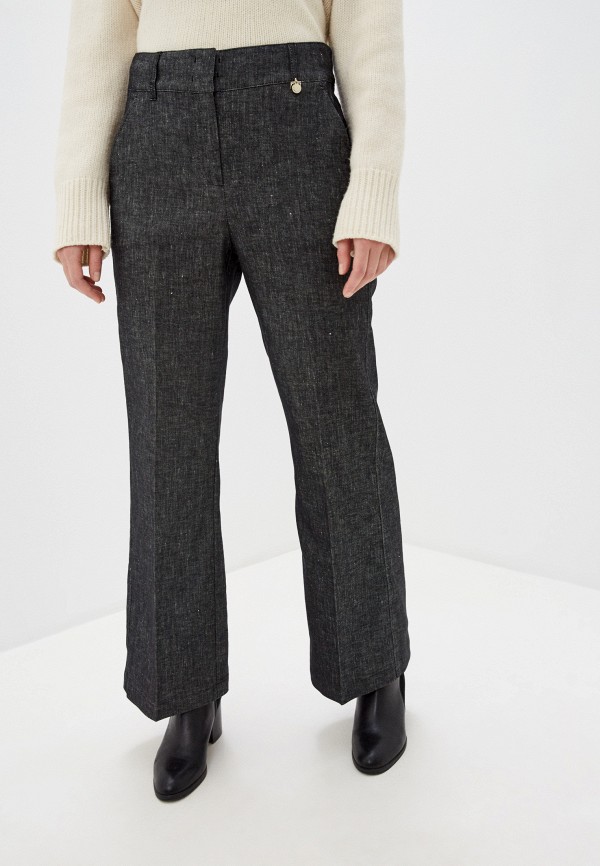 женские классические брюки pennyblack, серые