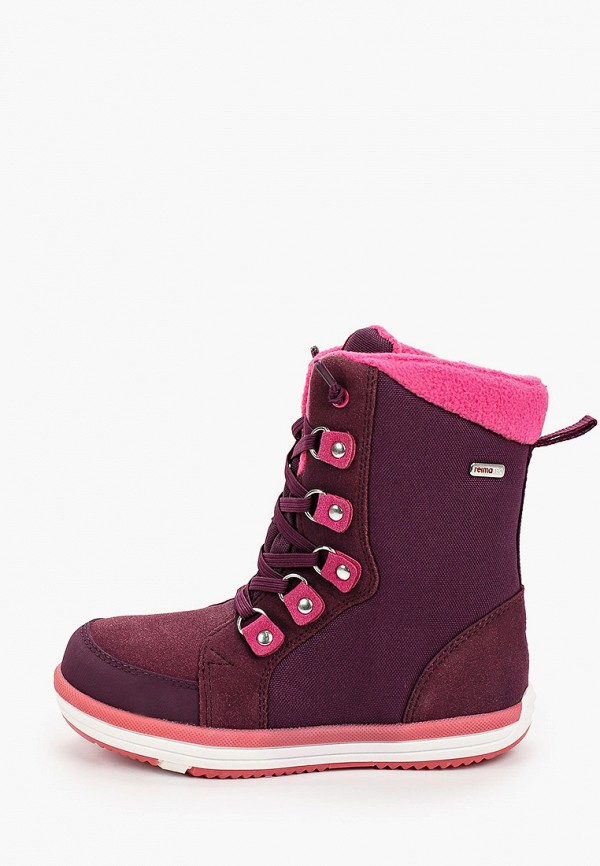 ботинки reima для девочки, фиолетовые
