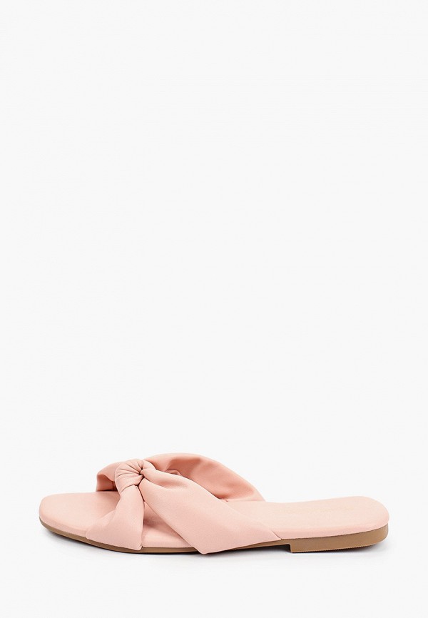 женское сабо ideal shoes, розовое