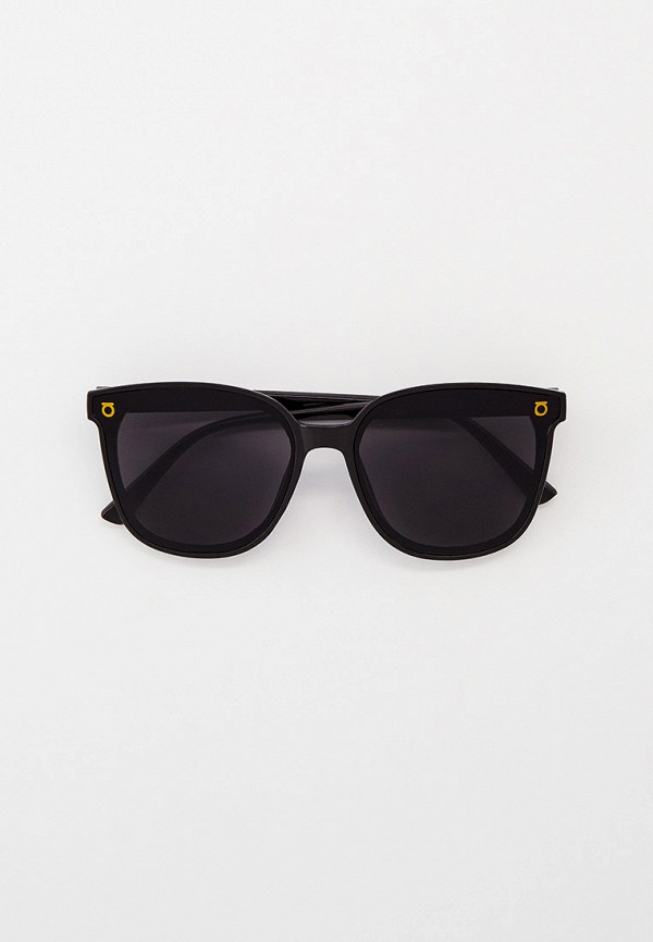 женские круглые солнцезащитные очки nataco, черные