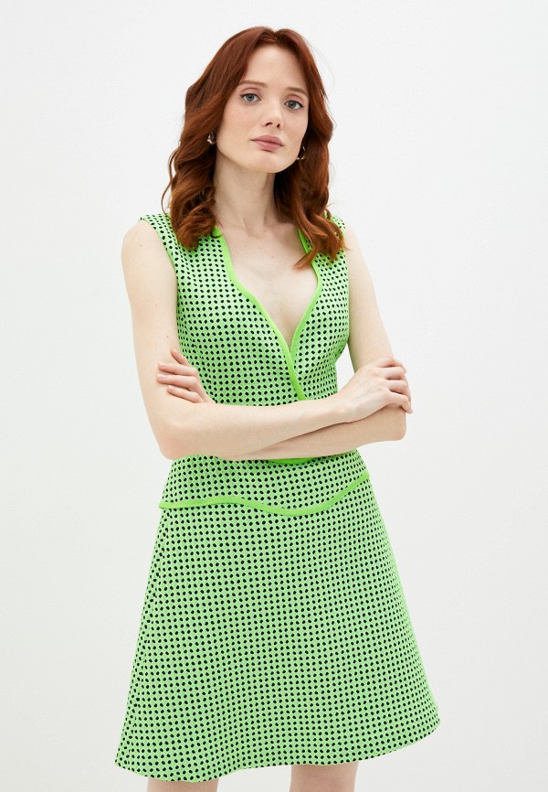 женское повседневные платье emporio armani, зеленое