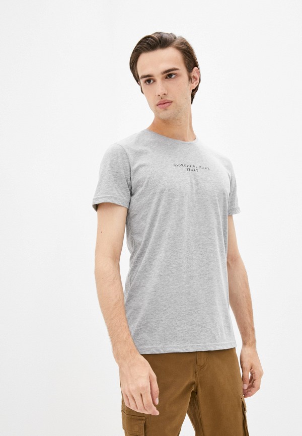 мужская футболка с коротким рукавом giorgio di mare, серая