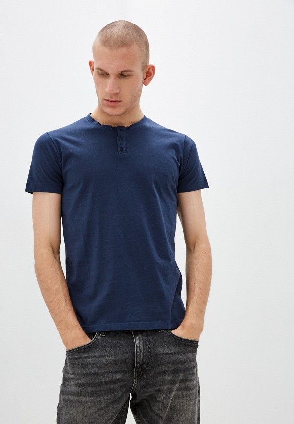 мужская футболка с коротким рукавом primo emporio, синяя