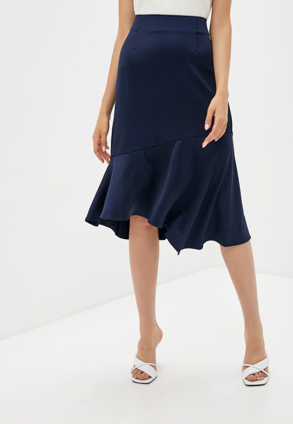 женская юбка-трапеции zibi london, синяя