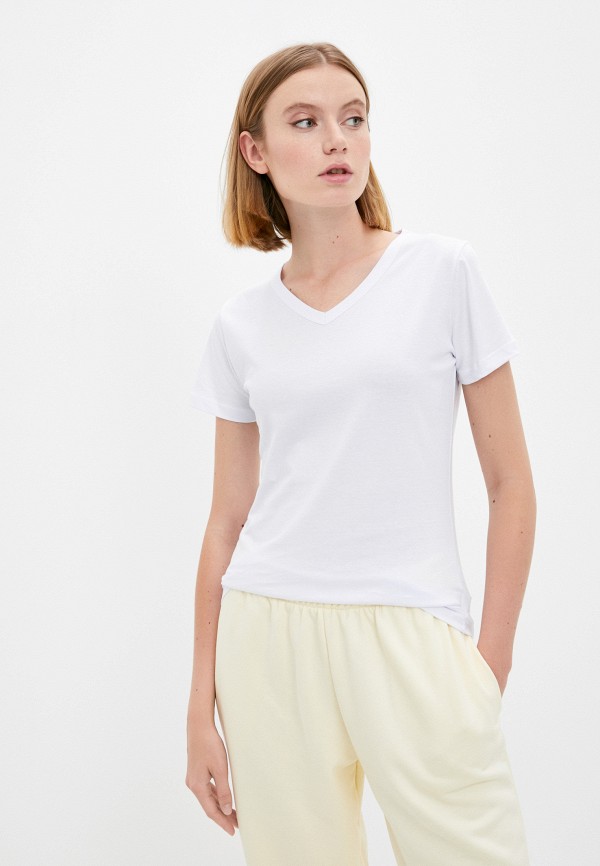 женская футболка basics & more, белая