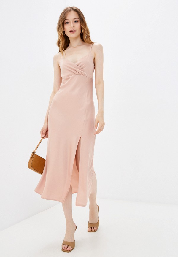 женское платье-комбинация fridaymonday, розовое