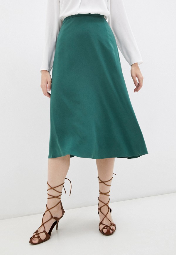 женская юбка-трапеции windsor, зеленая
