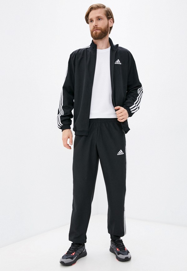 мужской спортивный костюм adidas, черный