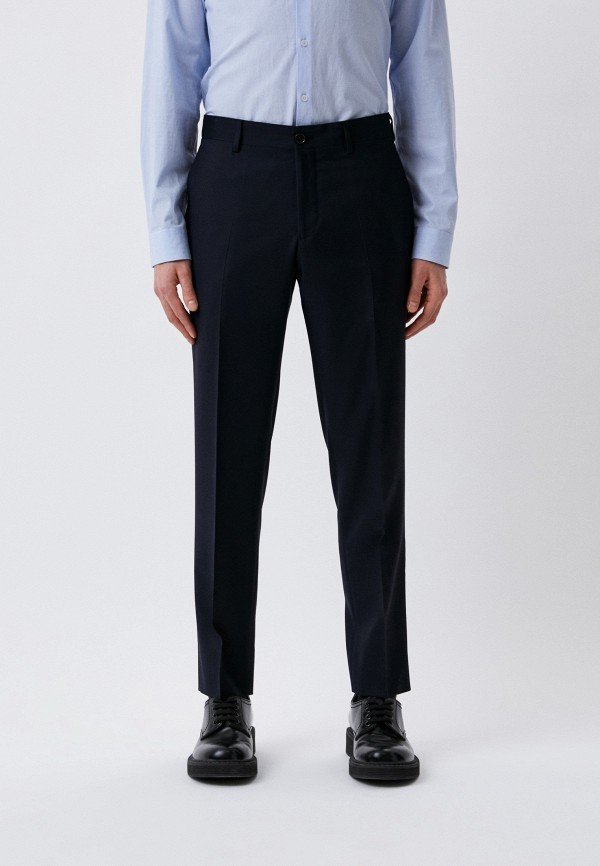 мужские классические брюки de fursac, синие