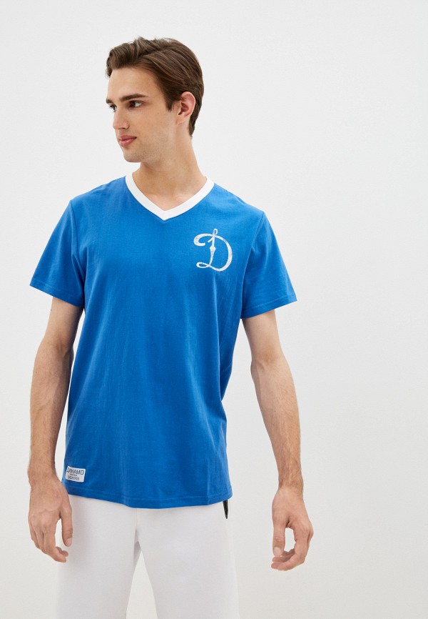 мужская футболка с коротким рукавом atributika & club, синяя