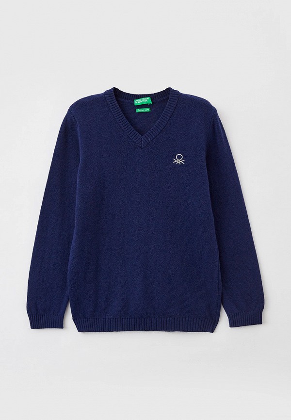пуловер united colors of benetton для мальчика, синий