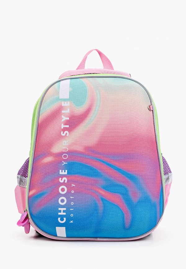 рюкзак котофей для девочки, разноцветный