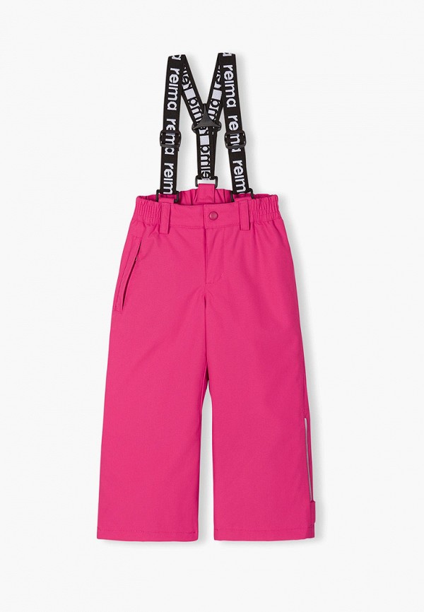 утепленные брюки reima для девочки, розовые