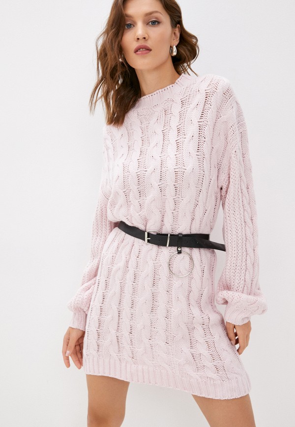женское платье-свитеры dunia, розовое