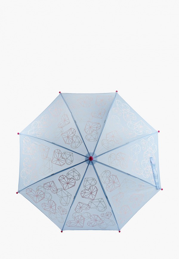 зонт-трости котофей для девочки, голубой