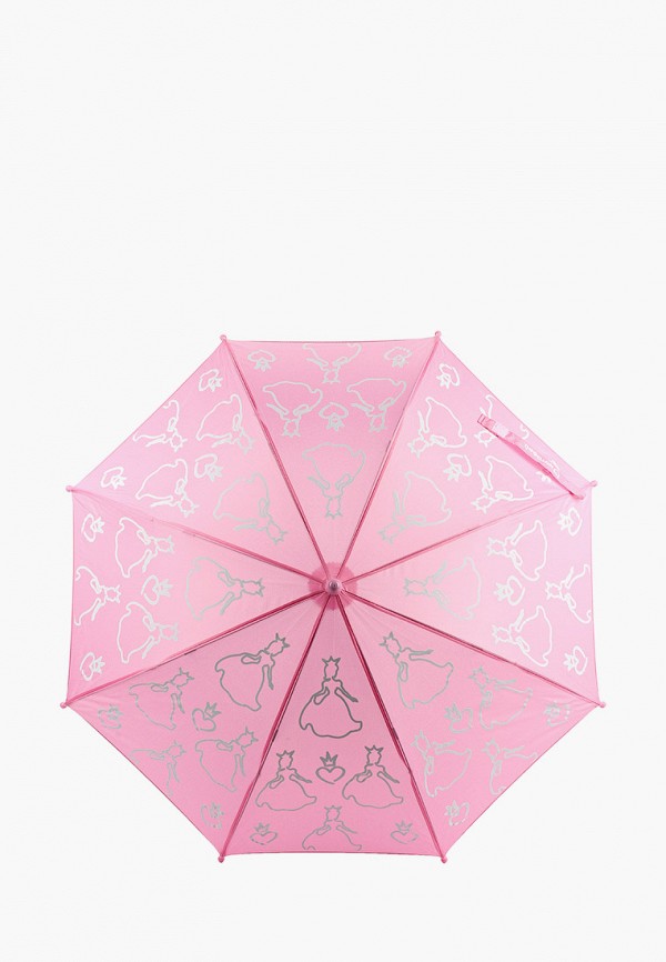 зонт-трости котофей для девочки, розовый