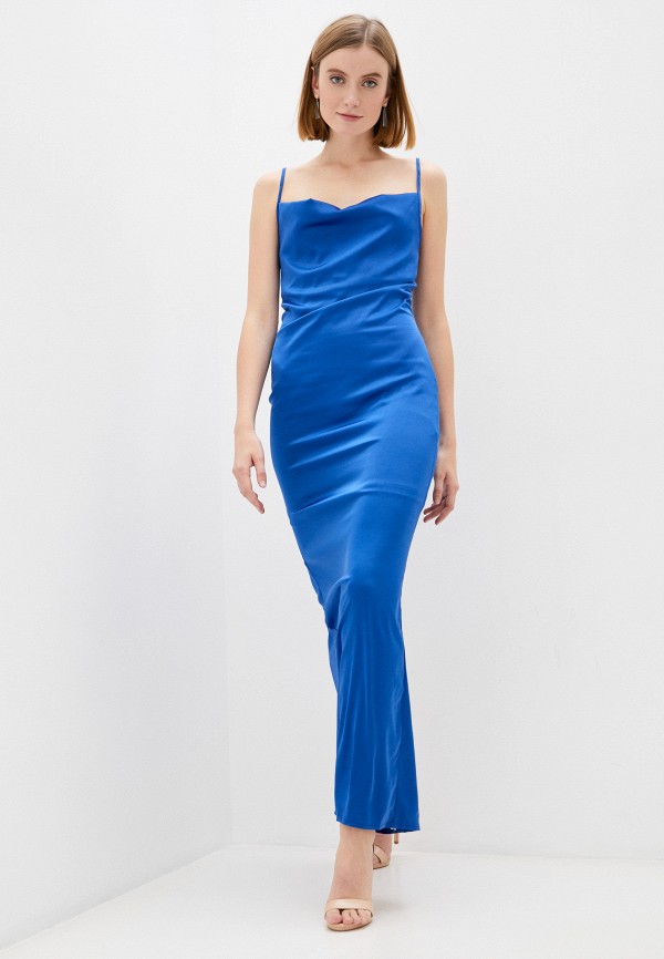 женское платье-комбинация missguided, синее