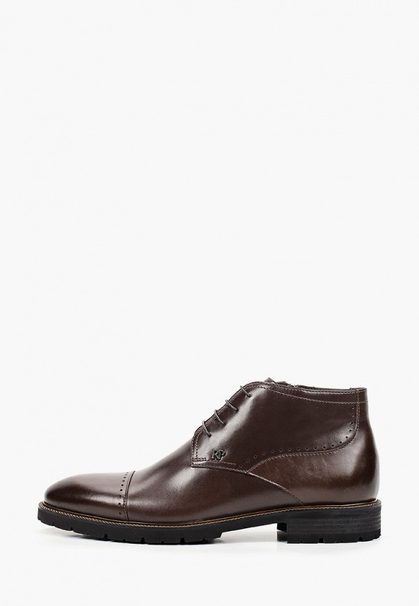 мужские туфли-дерби roberto piraloff, коричневые