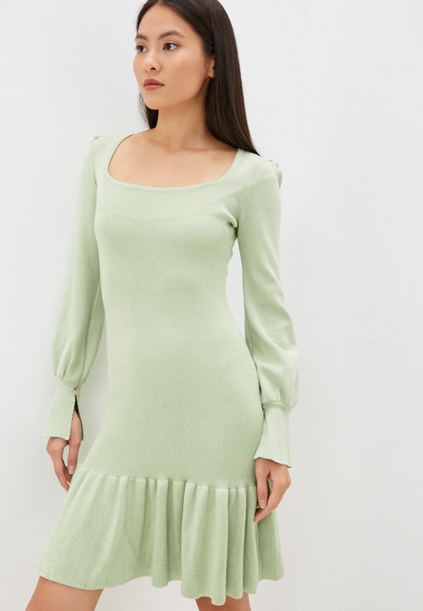 женское платье-свитеры diverius, зеленое