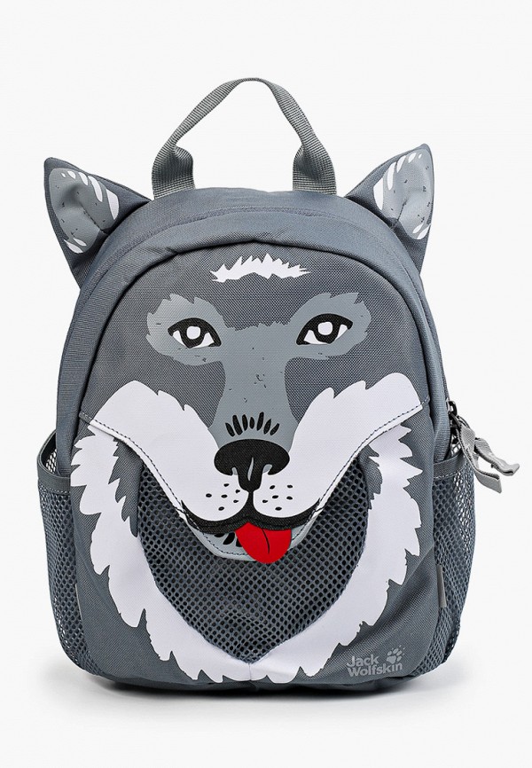 рюкзак jack wolfskin для мальчика, серый