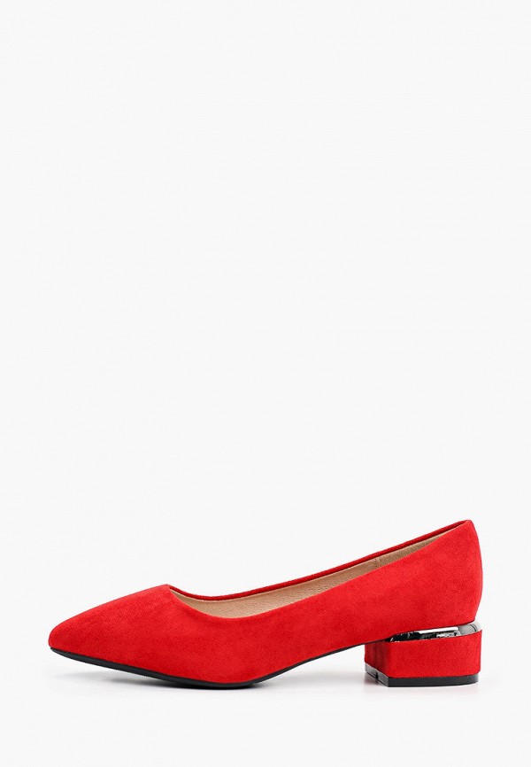женские туфли с закрытым носом diora.rim, красные