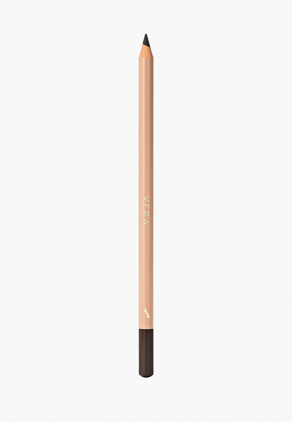 женский карандаш для бровей vera, коричневый