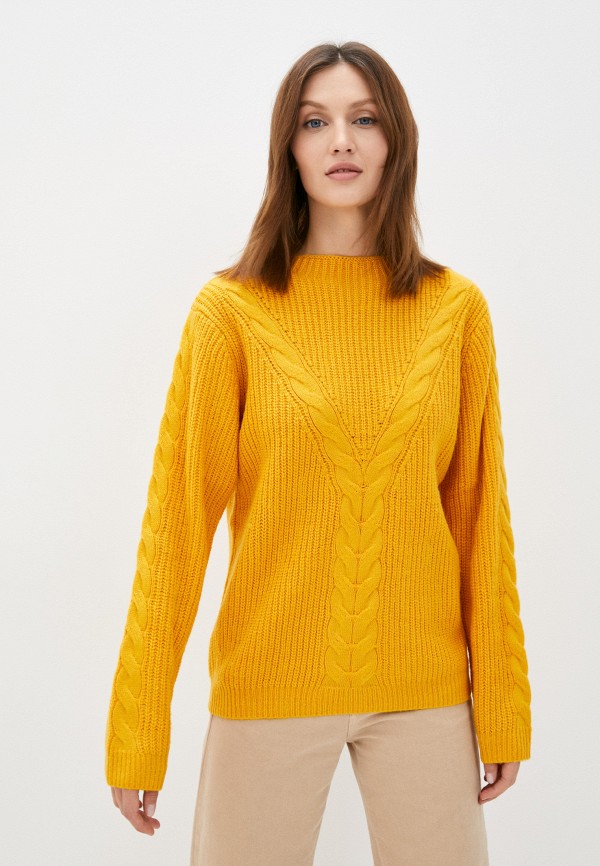 женский свитер william de faye, желтый