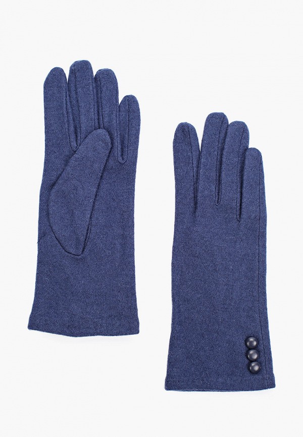 женские текстильные перчатки fabretti, синие
