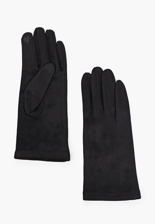 женские текстильные перчатки fabretti, черные