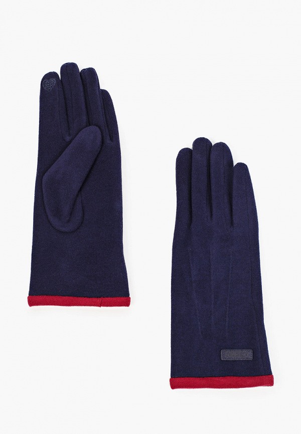 женские текстильные перчатки fabretti, синие