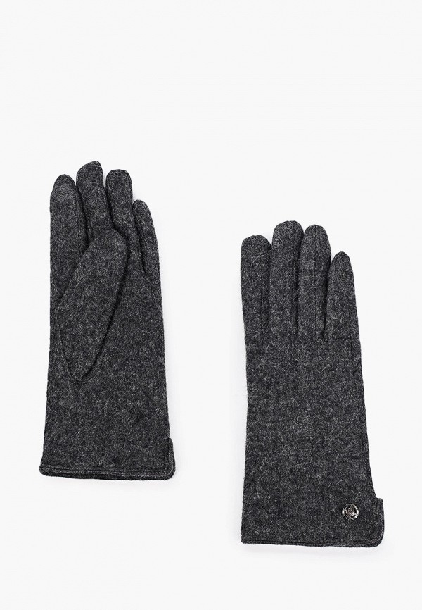 женские текстильные перчатки fabretti, серые