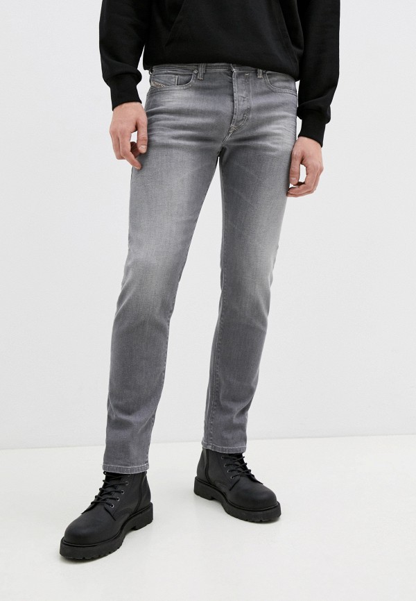 мужские прямые джинсы diesel, серые