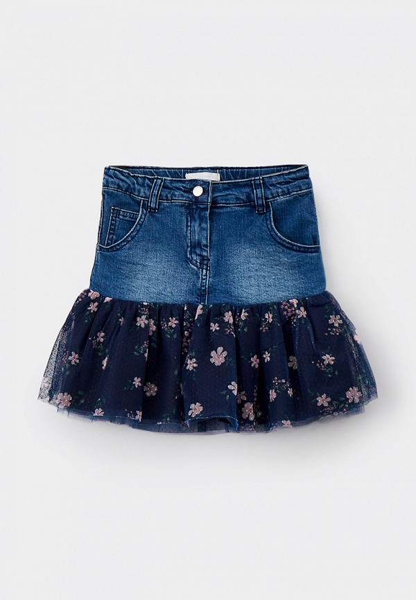 джинсовые юбка choupette для девочки, синяя