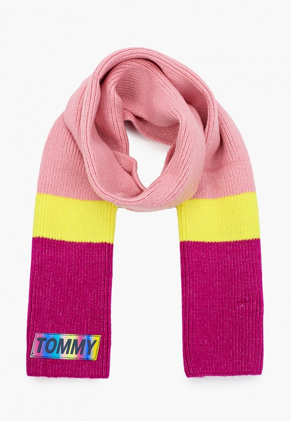 шарф tommy hilfiger для девочки, разноцветный