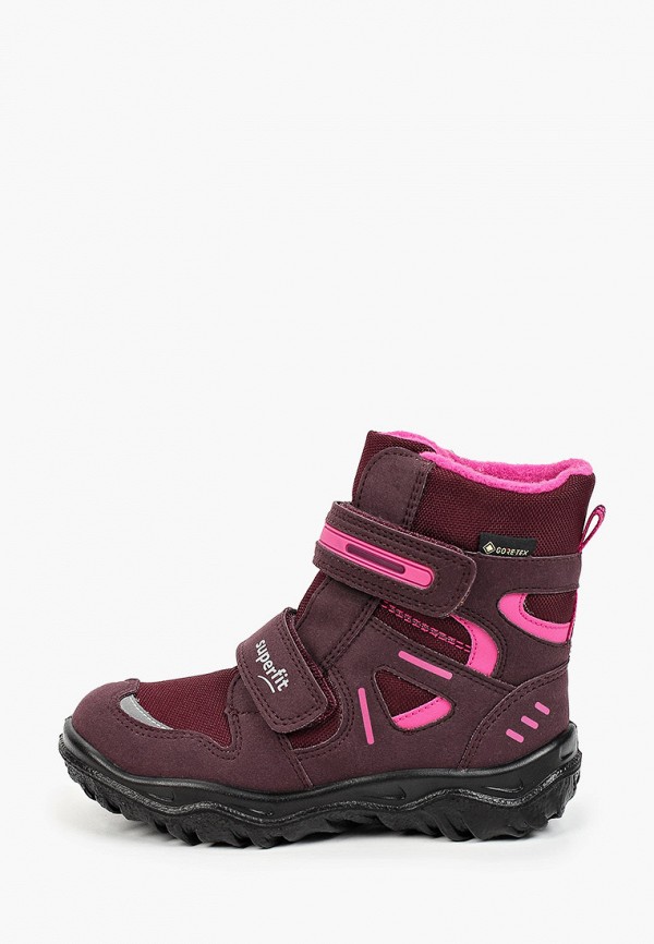 ботинки superfit для девочки, фиолетовые
