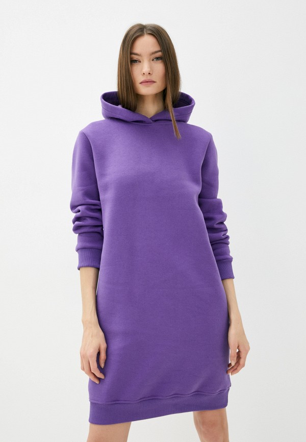 женское платье-толстовки nale, фиолетовое