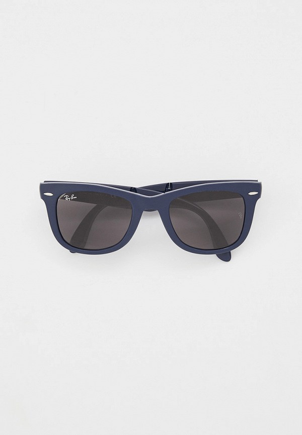 мужские квадратные солнцезащитные очки ray ban, синие