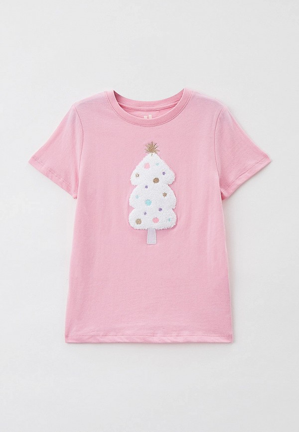 футболка с коротким рукавом cotton on для девочки, розовая